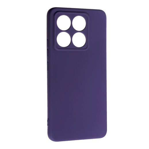 Силікон Case SMTT (AA) для Xiaomi 14T Pro Dark Violet