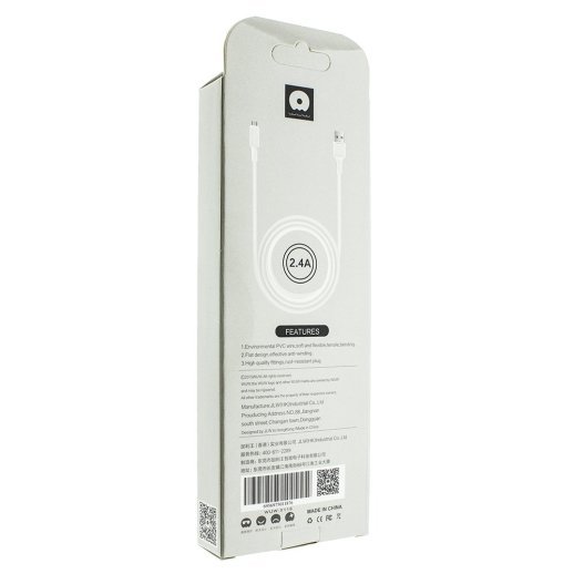 Кабель USB WUW X118 USB - micro 2,4A, 2 кабеля в упаковці !!!