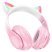 Бездротові повнорозмірні навушники HOCO W42 Cat Ear, Cherry Blossom