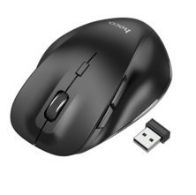 Мишка бездротова HOCO GM24 Mystic six-button dual-mode, ЧОРНИЙ