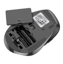 Мишка бездротова HOCO GM24 Mystic six-button dual-mode, ЧОРНИЙ