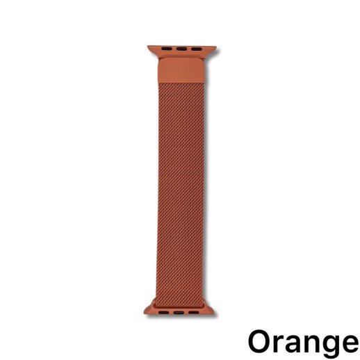 Ремінець для Apple Watch Milanese Loop 42/44mm Orange