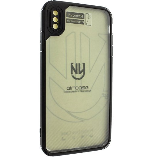 Силіконова протиударна карбонова накладка APPLE IPHONE XS MAX