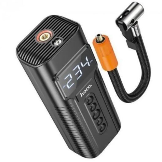 Автомобільний насос-компресор HOCO PH55, чорний