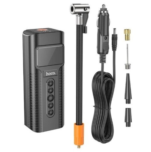 Автомобільний насос-компресор HOCO PH55, чорний