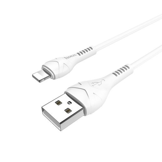 USB кабель HOCO X37 USB - Lightning 1м БIЛИЙ
