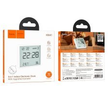 Електронний настільний годинник HOCO HX41 з гігрометром та термометром