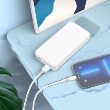 Power Bank HOCO J100A"High-ranking" 20000 mAh бiлий