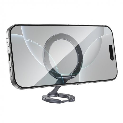 Магнитное кольцо-держатель GH9 Double-ring double-sided magnetic ring holder (чёрный)