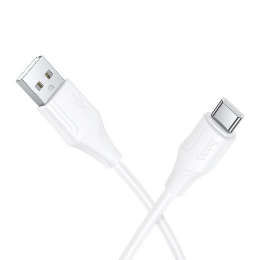 USB кабель HOCO X124 Silicone USB - Type-C, білий