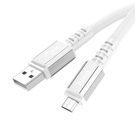USB кабель HOCO X85 USB - micro USB 1метр, білий