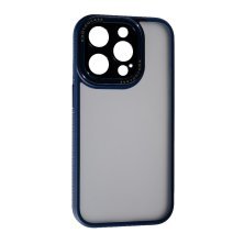 Чохол Metall Camera Touch Soft для Apple iPhone 14 Pro Max Dark Blue
