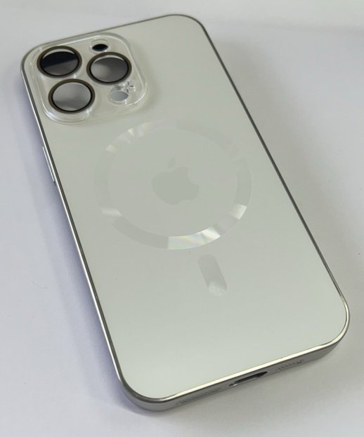 Чехол AG-ACRYLICS Magsafe for Apple Iphone 13 Pro White Titanium