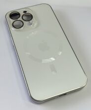 Чехол AG-ACRYLICS  Magsafe for Apple Iphone 13 Pro White Titanium