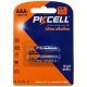 Батарейка AAA лужна PKCELL LR03 1.5V, 2 штуки блистер