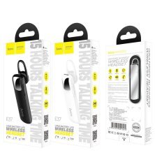 Бездротова Bluetooth-моно-гарнітура HOCO E37 Gratified (business headset), чорний
