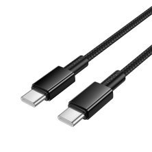 USB-C кабель HOCO X119 Type-C - Type-C, 1 метр, чорний