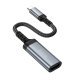 Відеоадаптер HOCO UA43A USB-C - HDMI (female), 4K@30Hz, 0,2 м, сірий