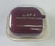 Чехол AirPods 4 Full Case with Microfiber Maroon 18