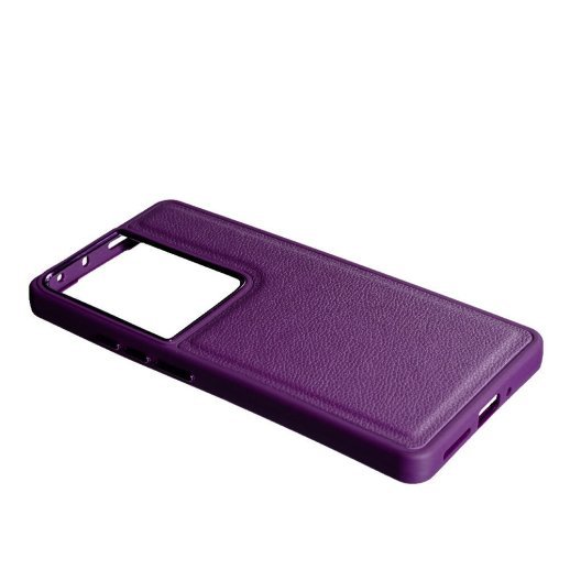 Накладка Leather Case для Xiaomi Redmi Note 13 Pro (4G) /Poco M6 Pro (4G) Violet