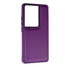 Накладка Leather Case для Xiaomi Redmi Note 13 Pro (4G) /Poco M6 Pro (4G) Violet