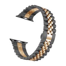 Ремінець металевий для годинника APPLE WATCH 42MM / 44MM / 45MM / 49MM two-color 1 link 5 lines Metal GOLD