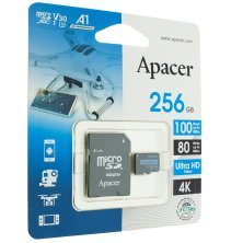 Карта пам'яті micro 256Gb Apacer SDHC (UHS-1 U3) class 10 V30 (adapter SD)