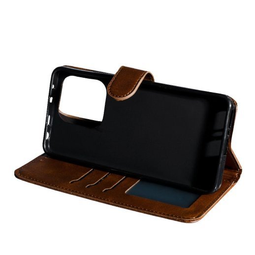 Flip Cover "Business" для Xiaomi Redmi Note 13 (4G) Dark Brown