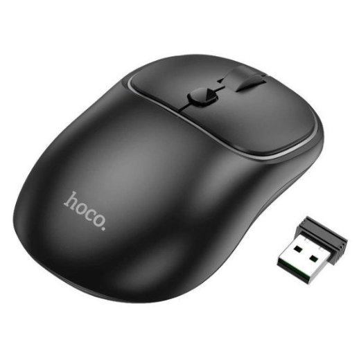Мишка бездротова HOCO GM25 Royal dual-mode, dark night black