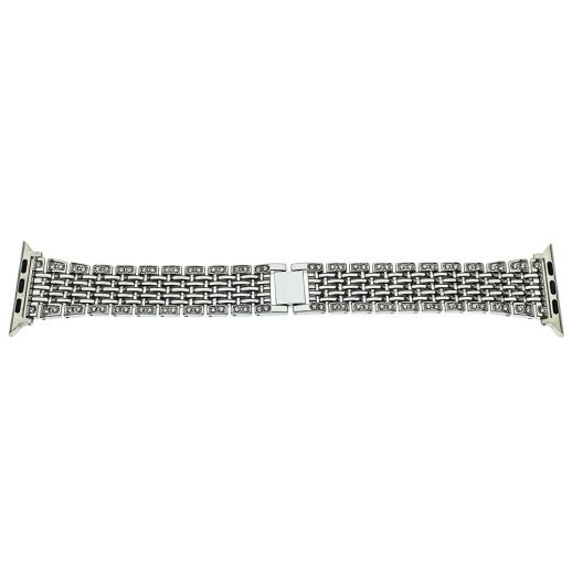 Ремінець металевий 7-LINE Metal СТРАЗ APPLE WATCH 38/40/41 MM №3