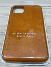 Чохол Croco Leather Apple iPhone 11 Pro Max Yellow