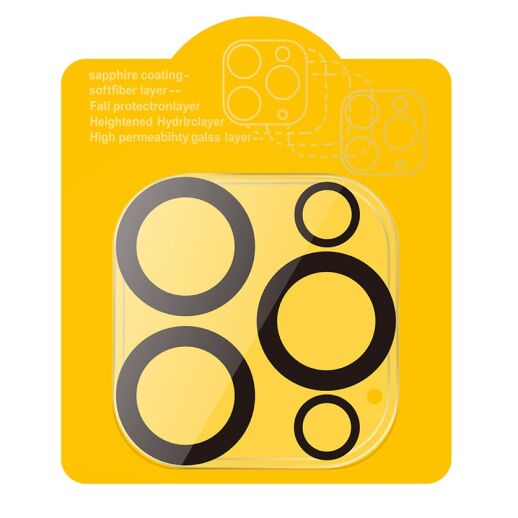 Скло для камери HOCO G13 для APPLE iPhone 13 PRO | iPhone 13 PRO MAX, ЧОРНИЙ