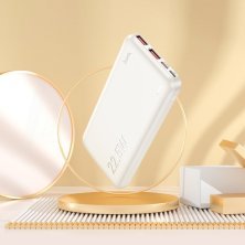 Power Bank HOCO J101 Astute 22.5W 10000 mAh, білий