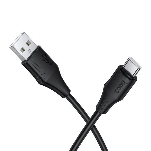 USB кабель HOCO X124 Silicone USB - Type-C, чорний