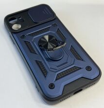 Armor Case With Curtain for Apple Iphone 11 6,1 Dark Blue