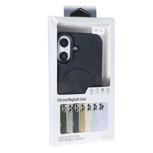 Силіконовий чохолНакладка  Color (With Magnit) для Apple iPhone 17 Black