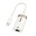 Адаптер HOCO UA41B Crystal (Type-C - RJ45), 100 Mbps, абрикосовий