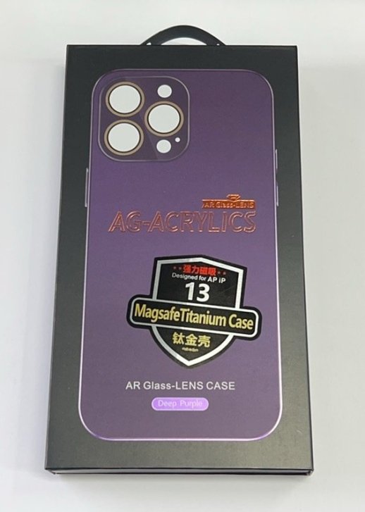 Чехол AG-ACRYLICS  Magsafe for Apple Iphone 13 Black Titanium