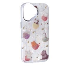 Чохол Soft Milky для Apple iPhone 17 Cat with threads