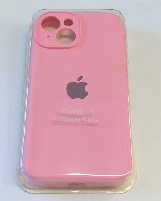 Чехол Silicone Case Copy Apple iPhone 15 Square Maroon, 05