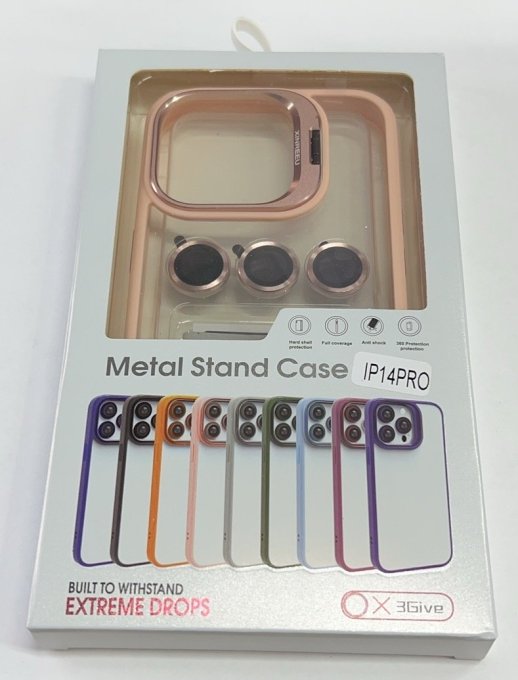 Чехол Metal Stand Case Apple Iphone 14 Pro Marsala 7