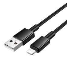 USB кабель HOCO X119 USB - Lightning, 1 метр, чорний