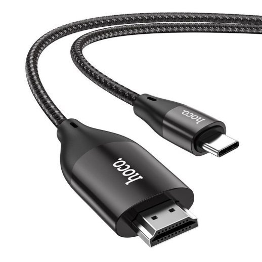Відеокабель HOCO UA16 Type-C  -  HDMI, 4K 30Hz, 2 м, сірий