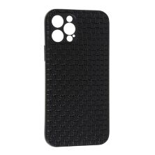 Накладка Leather Case для Apple iPhone 12 Pro Плетенка