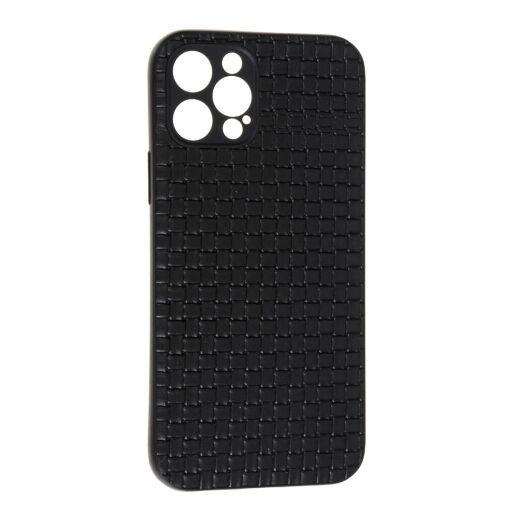 Накладка Leather Case для Apple iPhone 12 Pro Плетенка