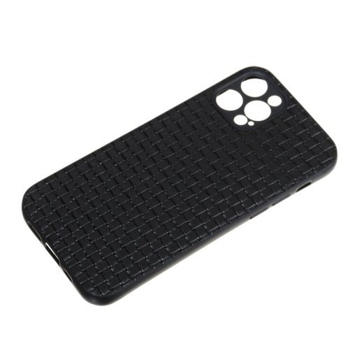 Накладка Leather Case для Apple iPhone 12 Pro Плетенка