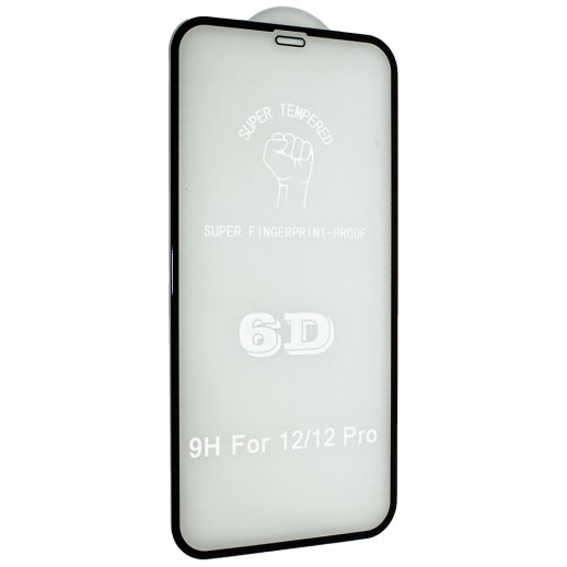 Захисне скло 6D ORIGINAL для APPLE IPHONE 12 6,1" ЧОРНИЙ