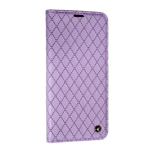 Книга Deluxe для Samsung S25 Plus Purple
