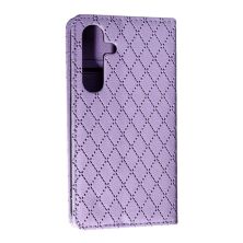 Книга Deluxe для Samsung S25 Plus Purple