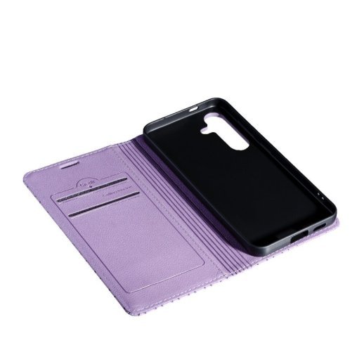 Книга Deluxe для Samsung S25 Plus Purple